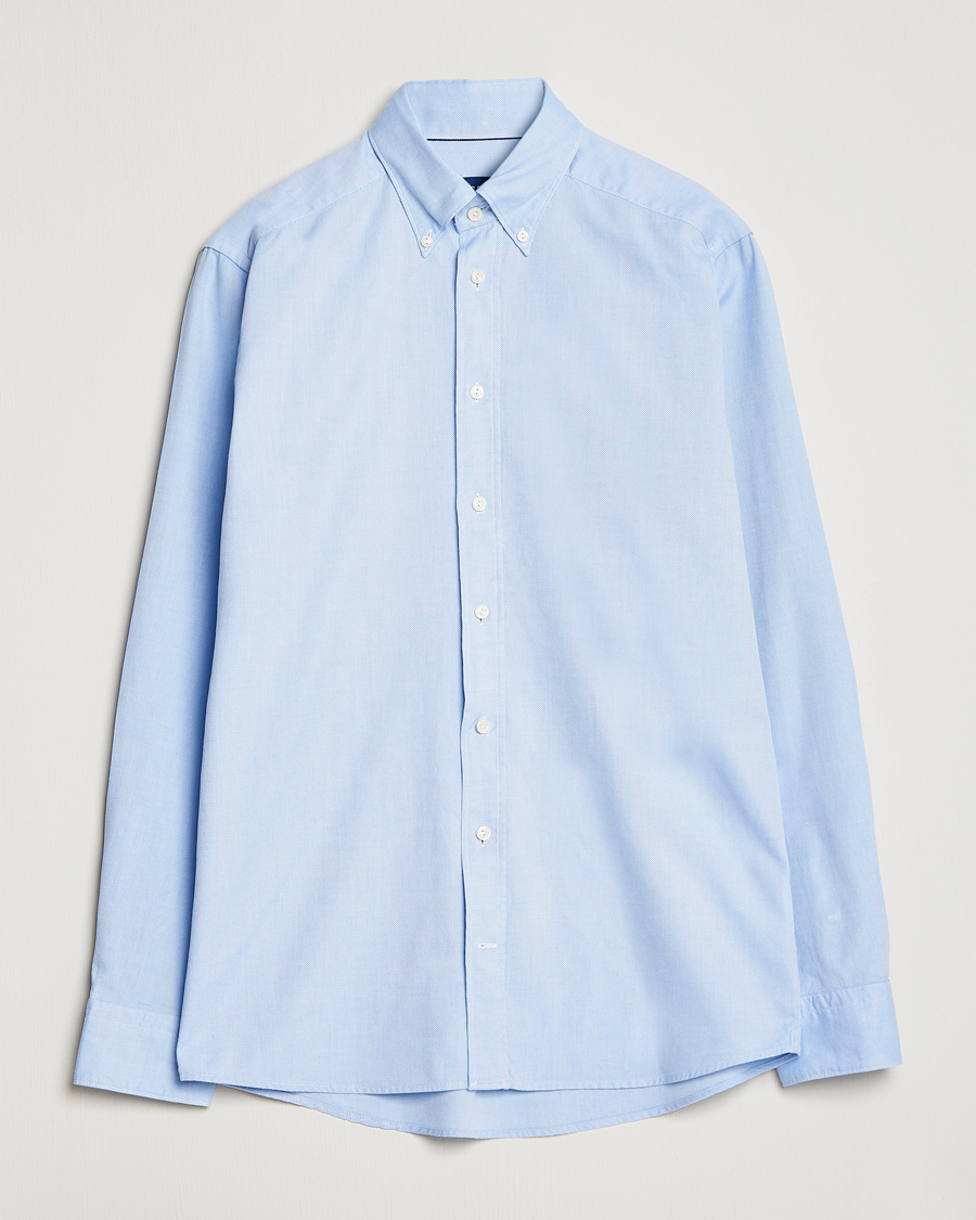Homme | Chemises | Eton | Slim Fit Royal Oxford Button Down Light Blue