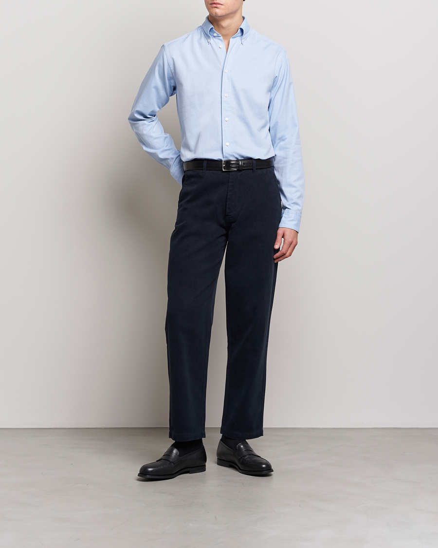 Homme | Chemises | Eton | Slim Fit Royal Oxford Button Down Light Blue