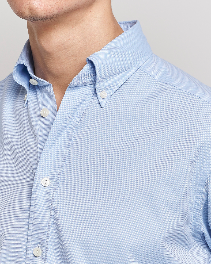 Homme | Chemises | Eton | Slim Fit Royal Oxford Button Down Light Blue