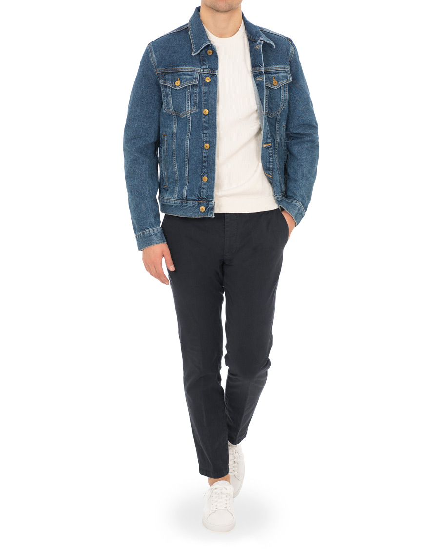 Homme | Manteaux Et Vestes | Tommy Hilfiger | Trucker Denim Jacket Stone Wash