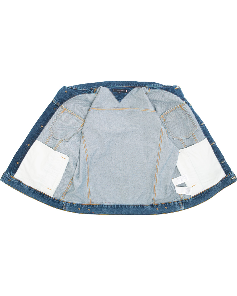 Homme | Manteaux Et Vestes | Tommy Hilfiger | Trucker Denim Jacket Stone Wash