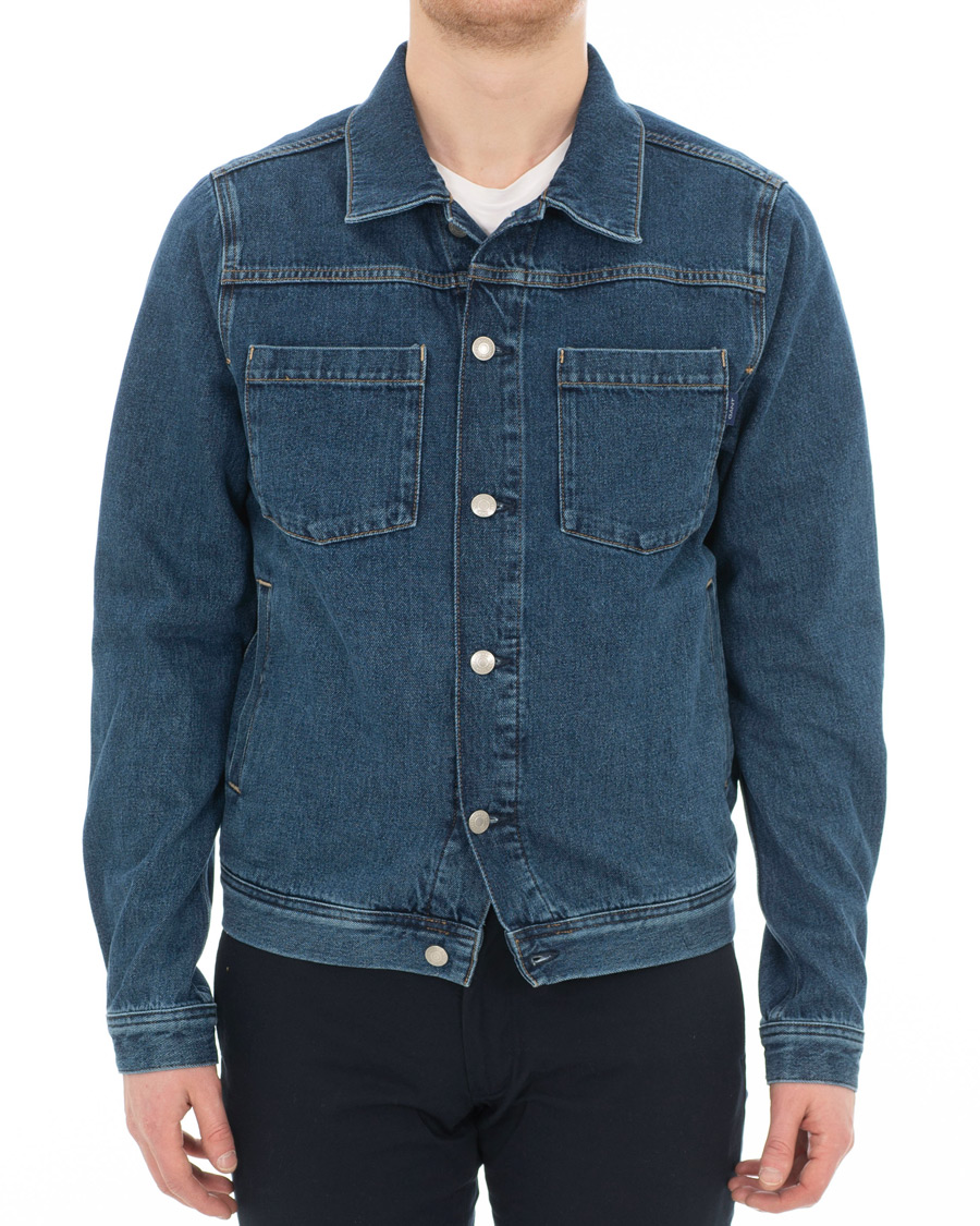 Homme | Manteaux Et Vestes | GANT | Indigo Jeans Jacket Blue Wash