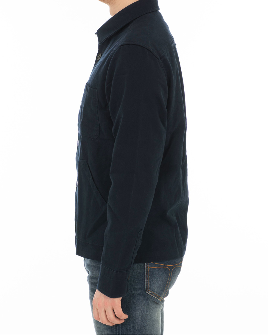 Homme | Chemises | GANT | Heavy Twill Shirt Jacket Marine