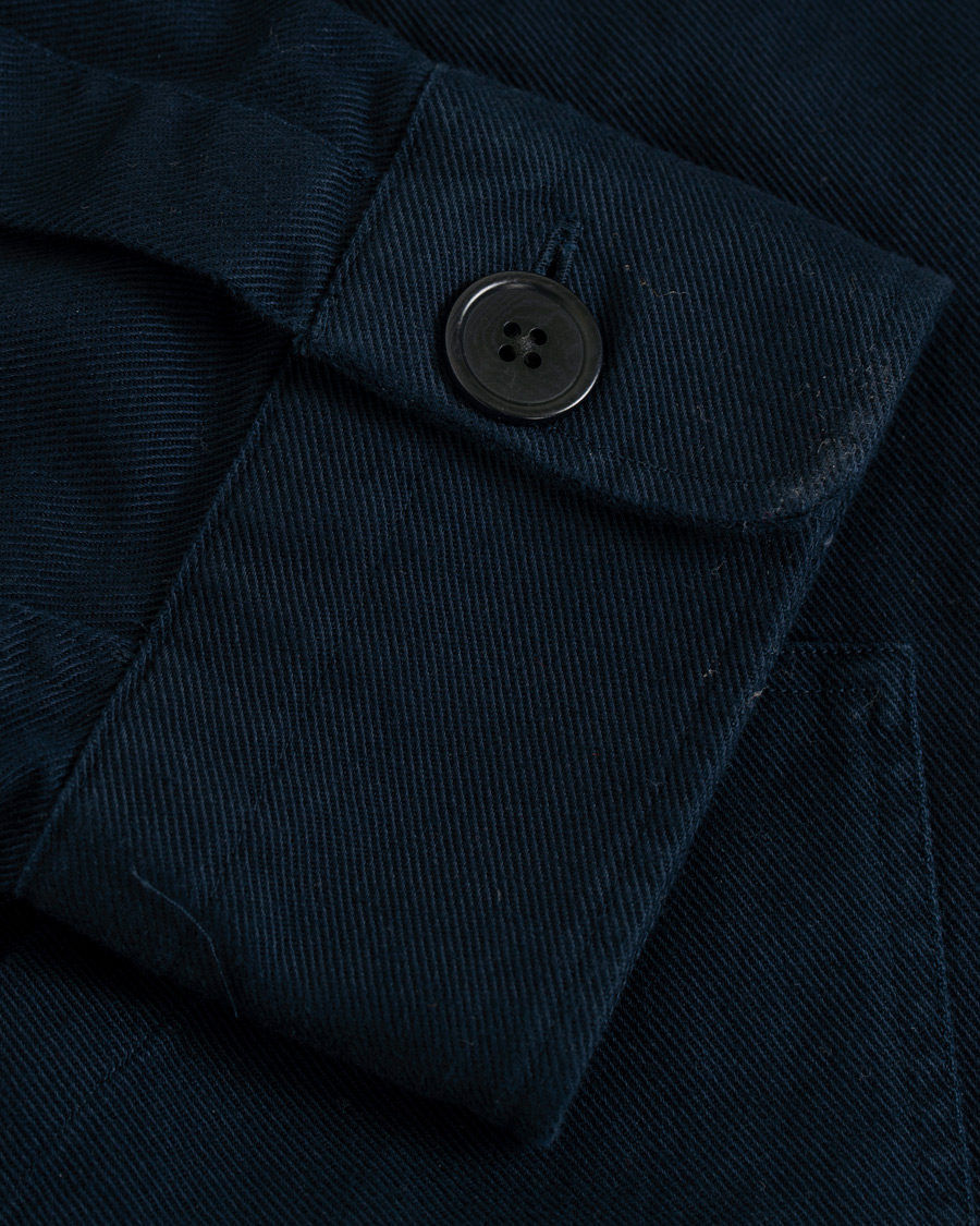 Homme | Chemises | GANT | Heavy Twill Shirt Jacket Marine