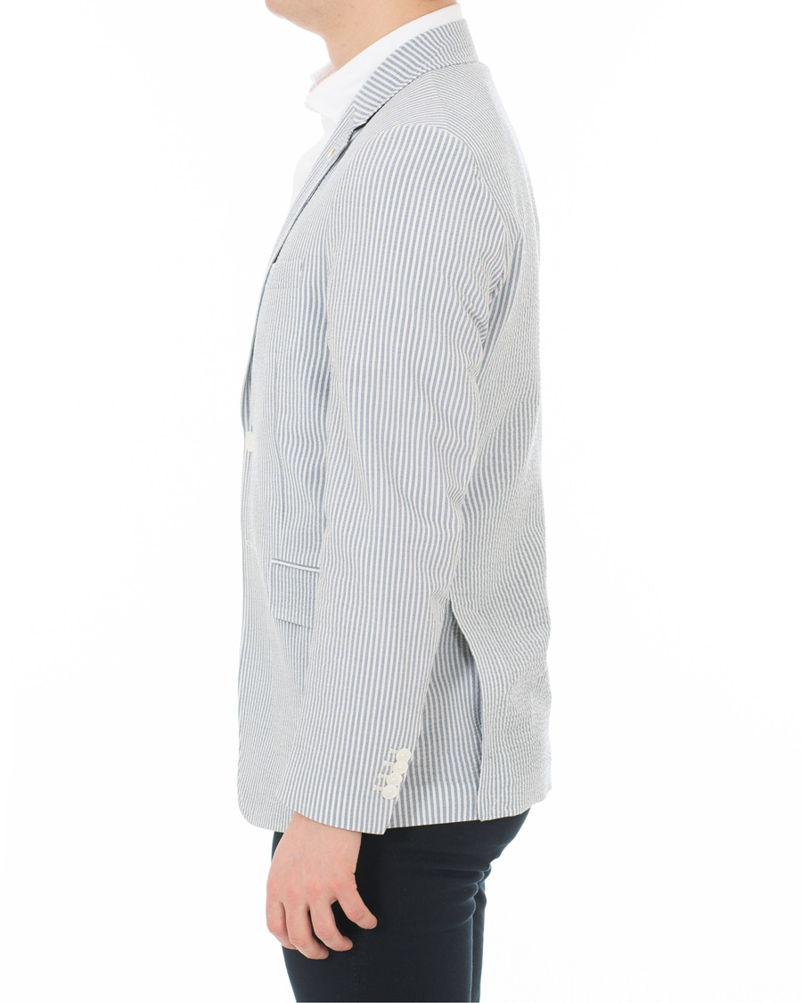 Homme | Blazers | GANT | Seersucker Stripe Blazer Eggshell