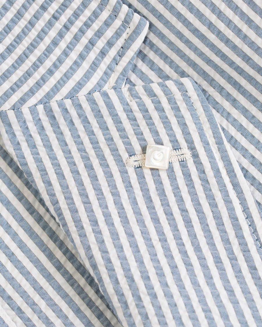 Homme | Blazers | GANT | Seersucker Stripe Blazer Eggshell