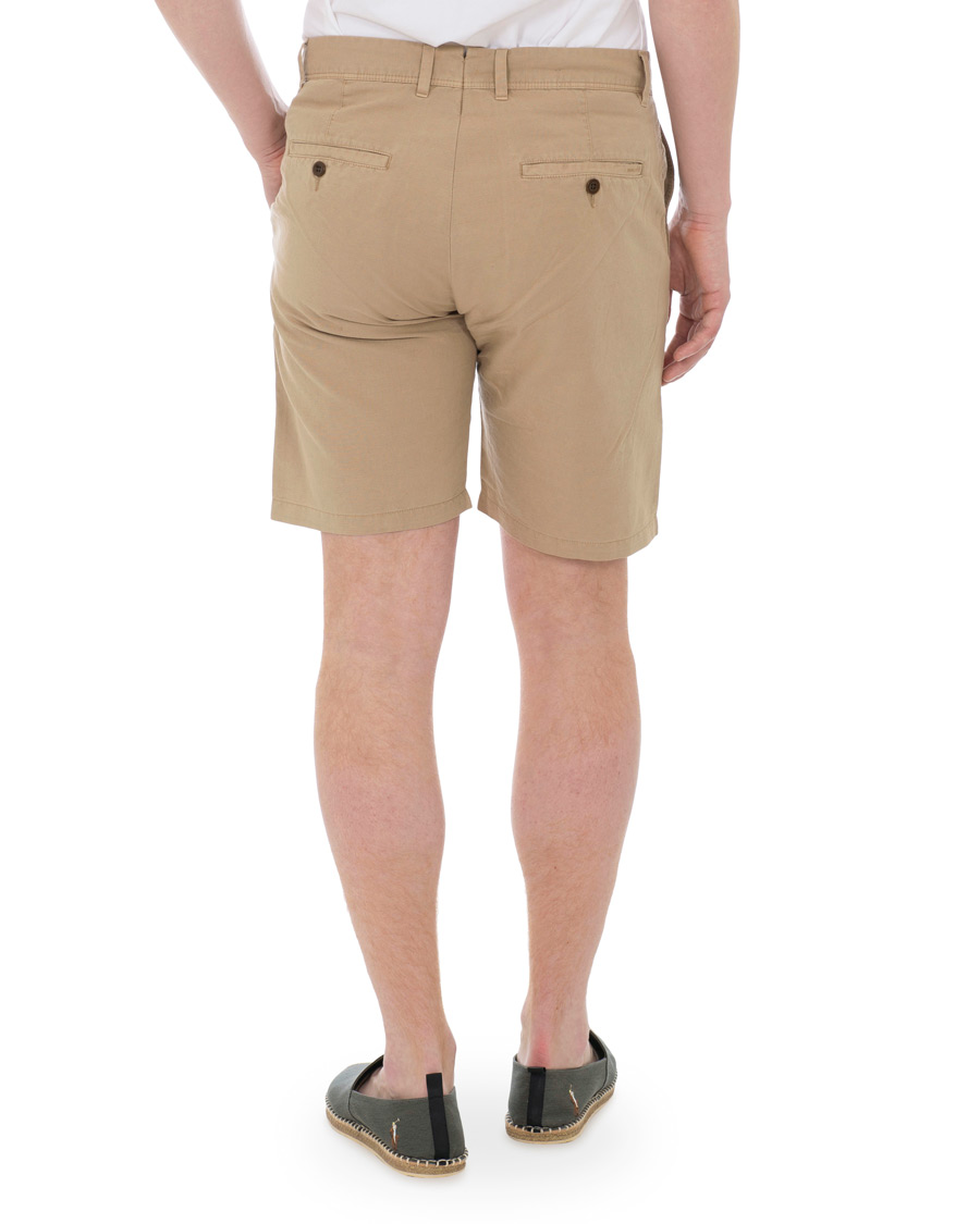 Homme | Shorts | GANT | Cotton/Linen Shorts Dark Khaki