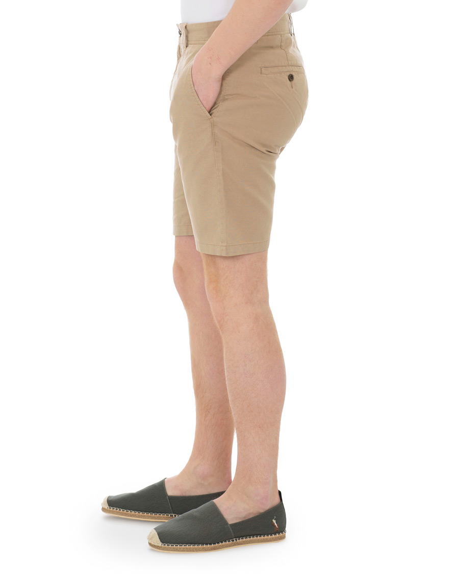 Homme | Shorts | GANT | Cotton/Linen Shorts Dark Khaki