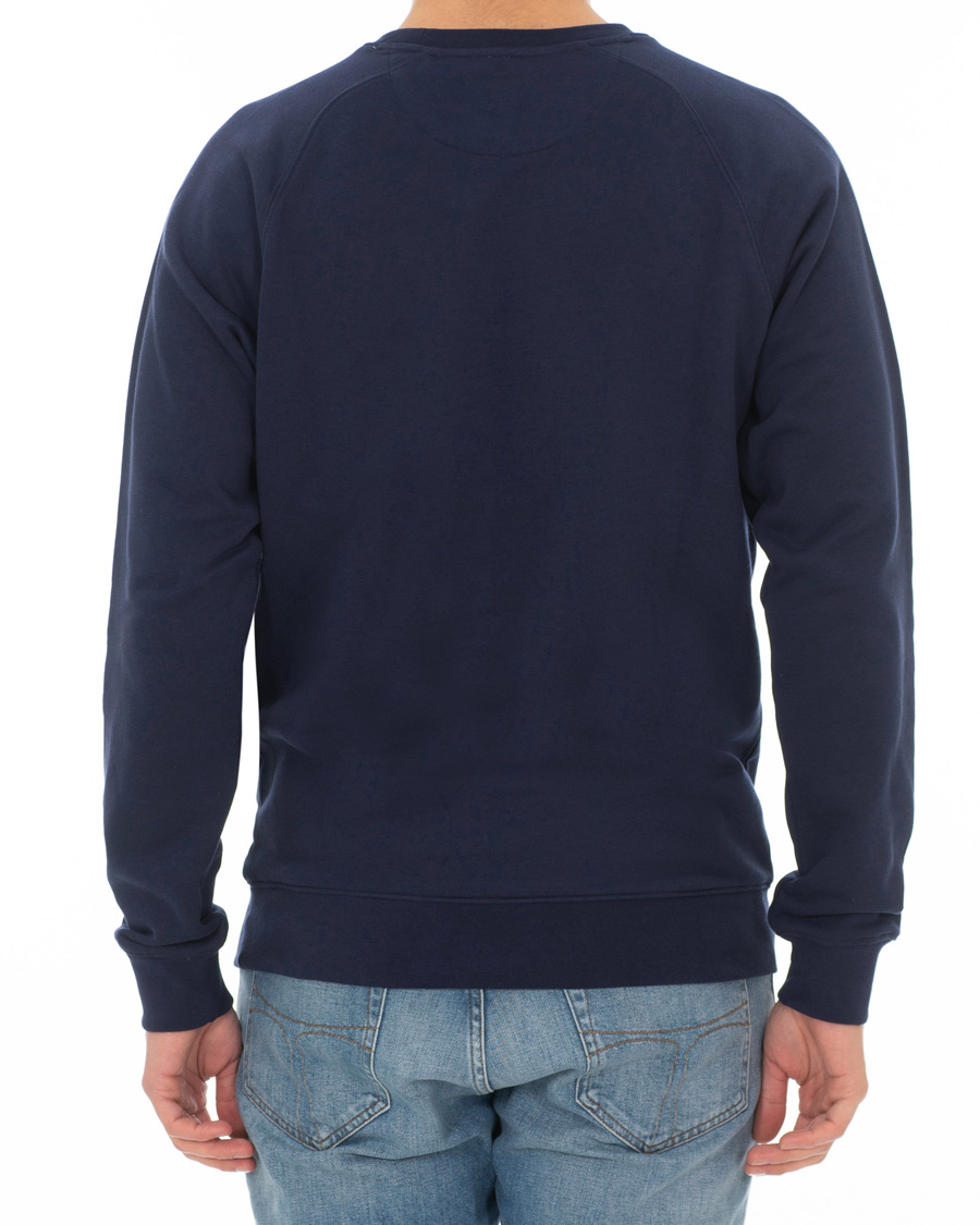 Homme | Pulls Et Tricots | GANT | Summer Logo Crew Neck Sweatshirt Evening Blue