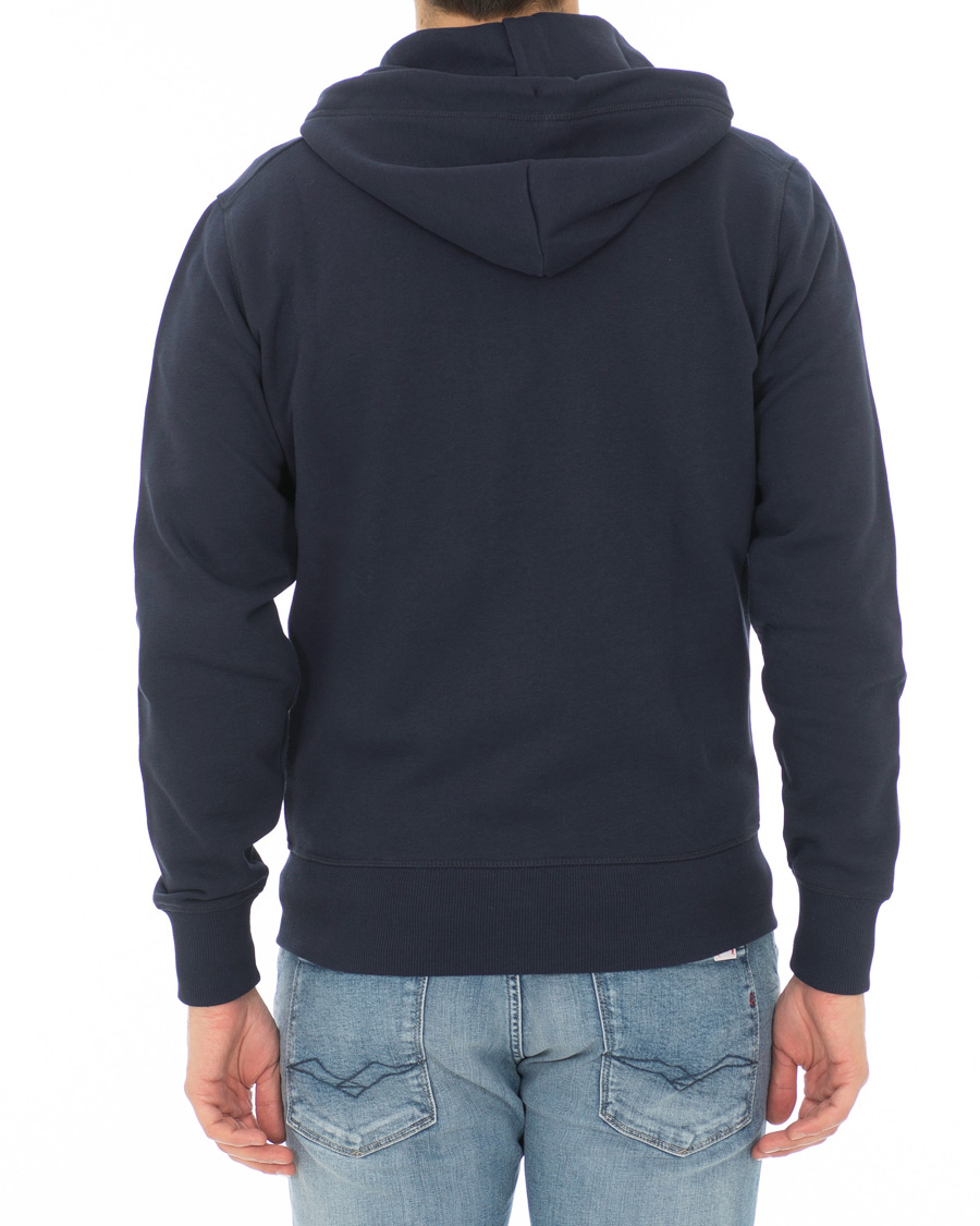 Homme | Pulls Et Tricots | GANT | Le Mans Full Zip Hoodie Evening Blue
