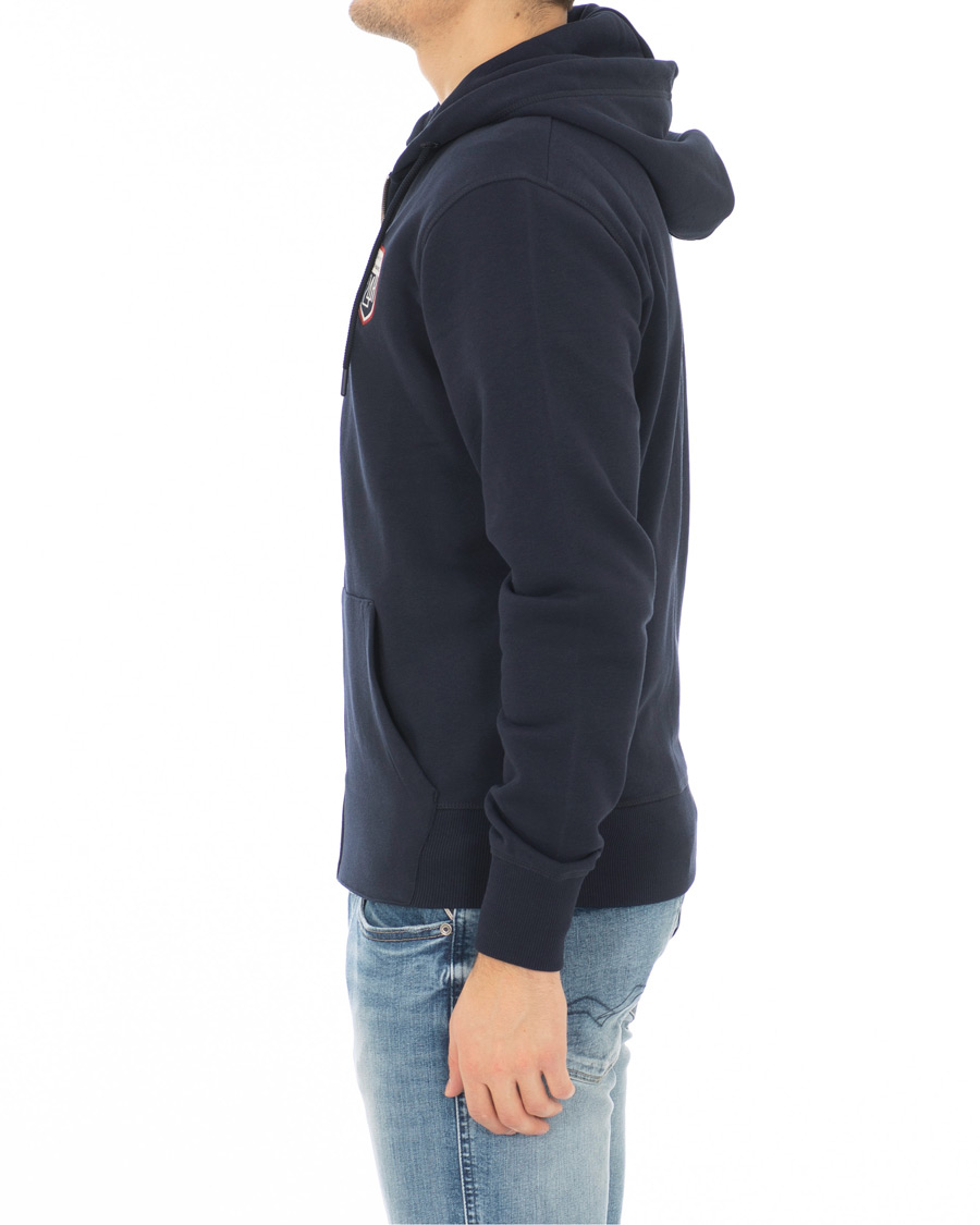 Homme | Pulls Et Tricots | GANT | Le Mans Full Zip Hoodie Evening Blue