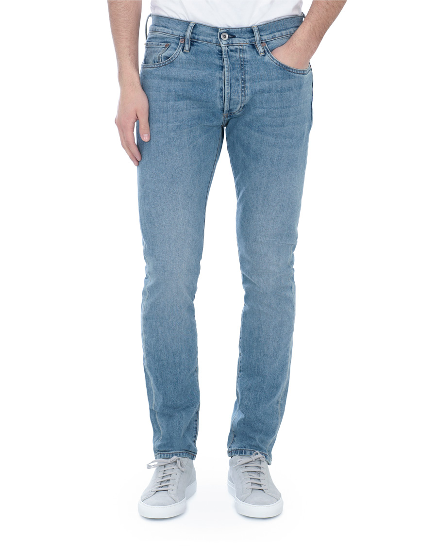 Homme | Jeans | C.O.F. Studio | M7 Tapered Stretch Jeans Light Blue