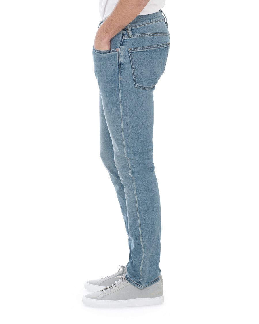 Homme | Jeans | C.O.F. Studio | M7 Tapered Stretch Jeans Light Blue