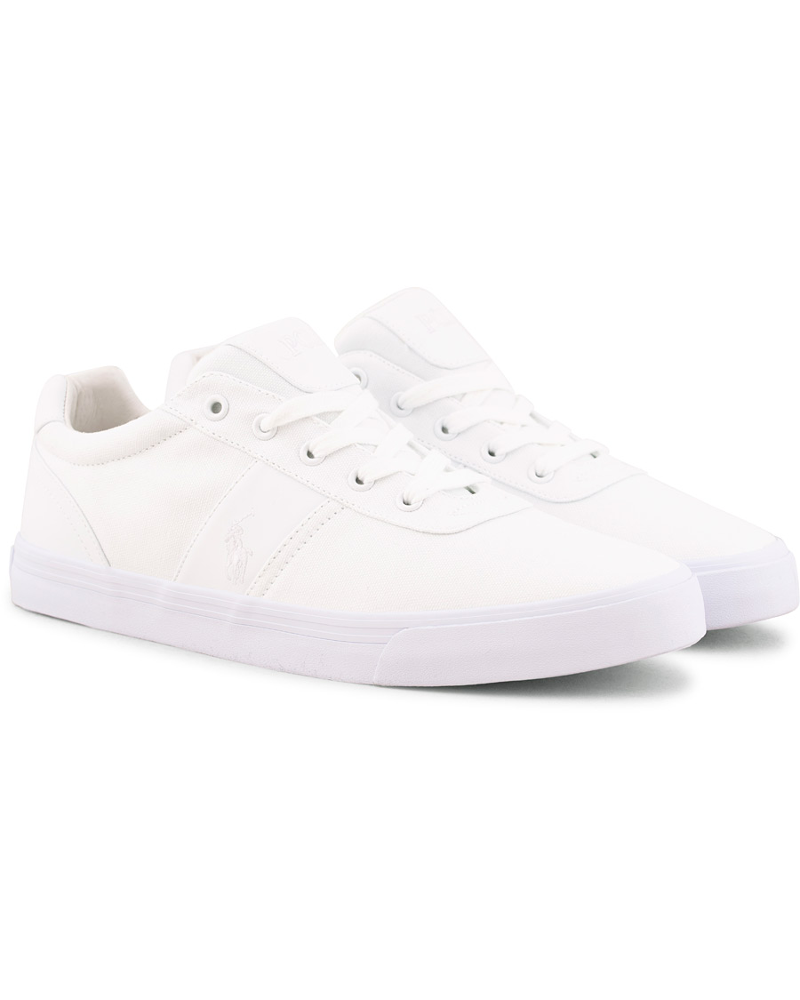 Homme | Polo Ralph Lauren Hanford Canvas Sneaker Pure White | Polo Ralph Lauren | Hanford Canvas Sneaker Pure White