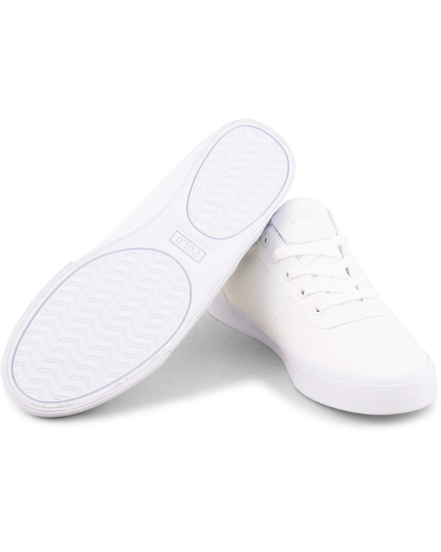 Homme | Polo Ralph Lauren Hanford Canvas Sneaker Pure White | Polo Ralph Lauren | Hanford Canvas Sneaker Pure White