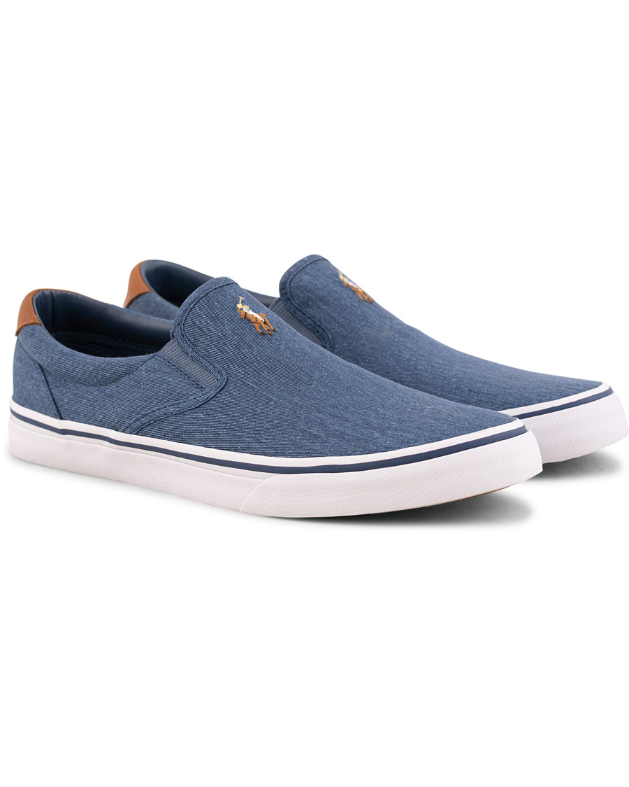 Homme | Polo Ralph Lauren Thompson Slip On Sneaker Newport Navy | Polo Ralph Lauren | Thompson Slip On Sneaker Newport Navy