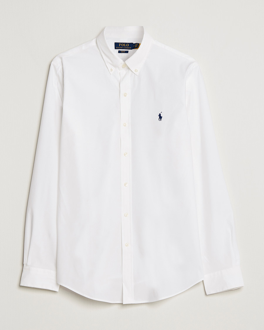 Homme | Chemises | Polo Ralph Lauren | Slim Fit Shirt Poplin White