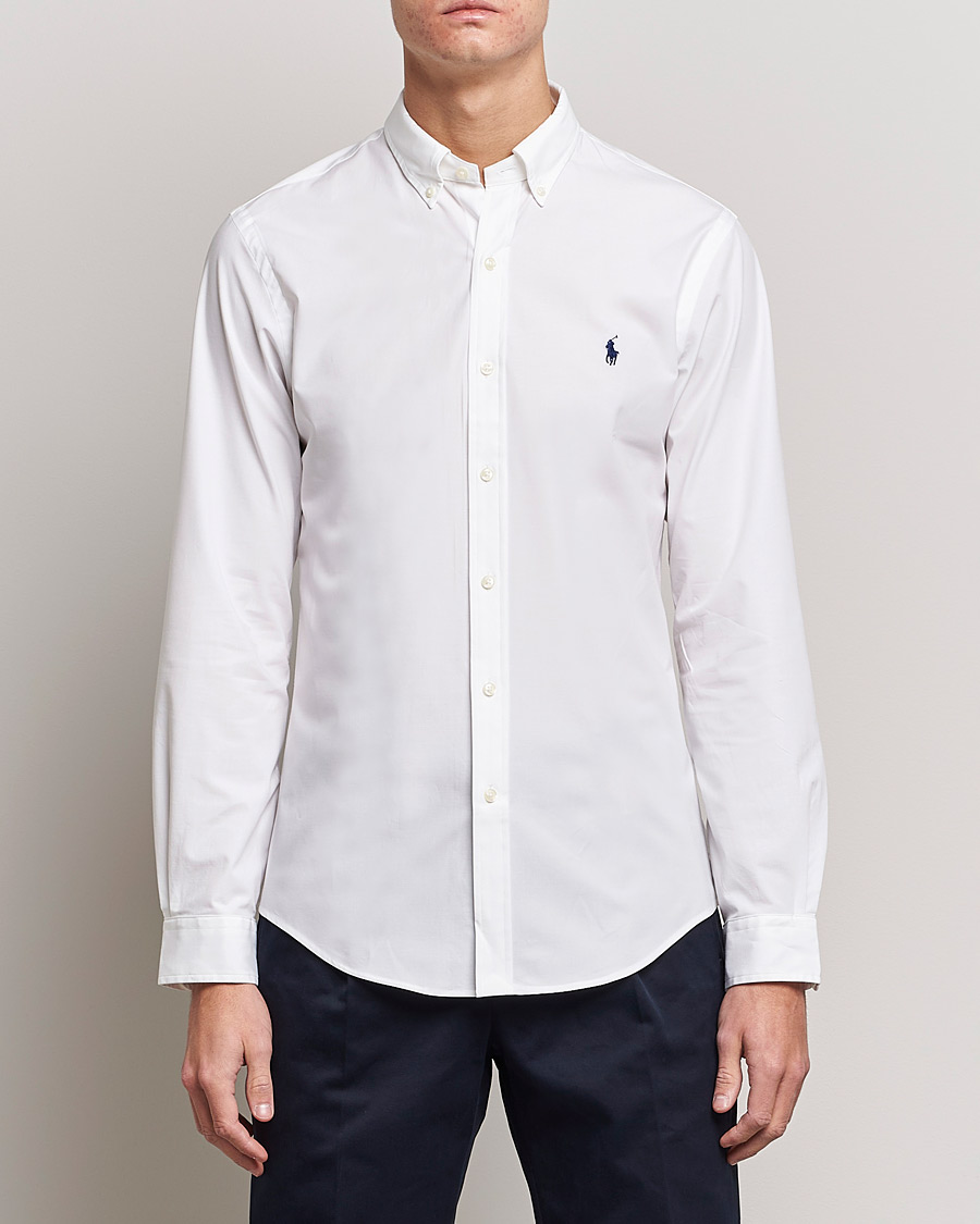 Homme | Chemises | Polo Ralph Lauren | Slim Fit Shirt Poplin White