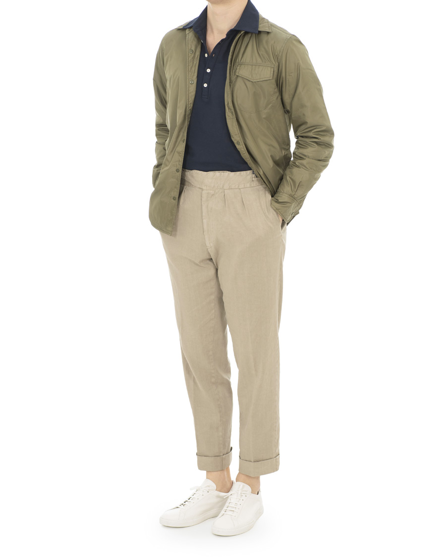 Homme | Chemises | Aspesi | Marvin Nylon Shirt Jacket Light Green