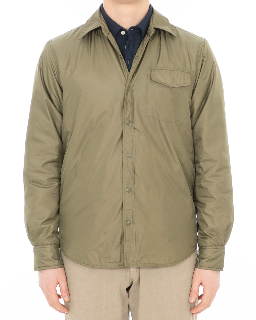 Homme | Chemises | Aspesi | Marvin Nylon Shirt Jacket Light Green