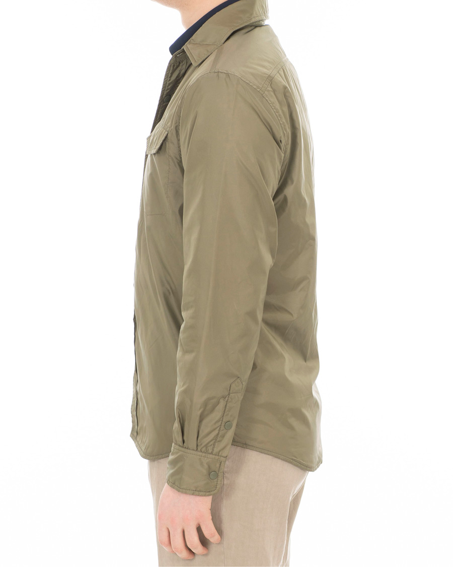 Homme | Chemises | Aspesi | Marvin Nylon Shirt Jacket Light Green