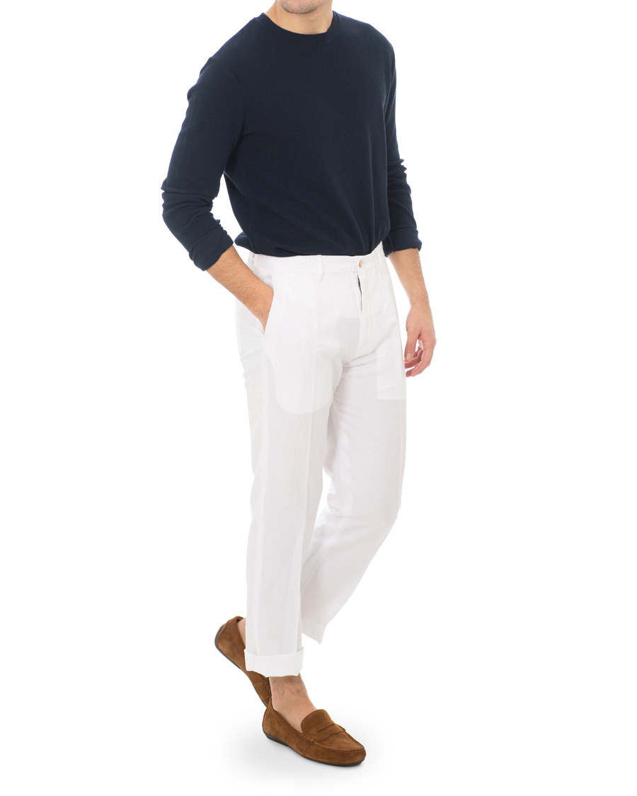 Homme | Pantalons | Polo Ralph Lauren | Newport Linen Trousers Bright White
