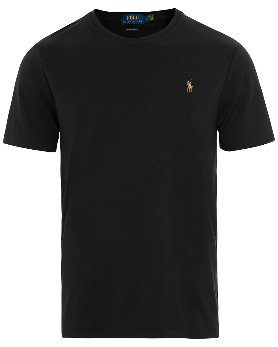 Homme | T-shirts | Polo Ralph Lauren | Luxury Pima Cotton Crew Neck Tee Black