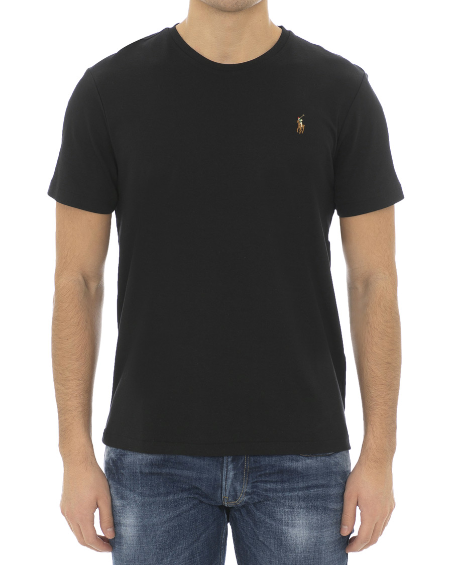 Homme | T-shirts | Polo Ralph Lauren | Luxury Pima Cotton Crew Neck Tee Black