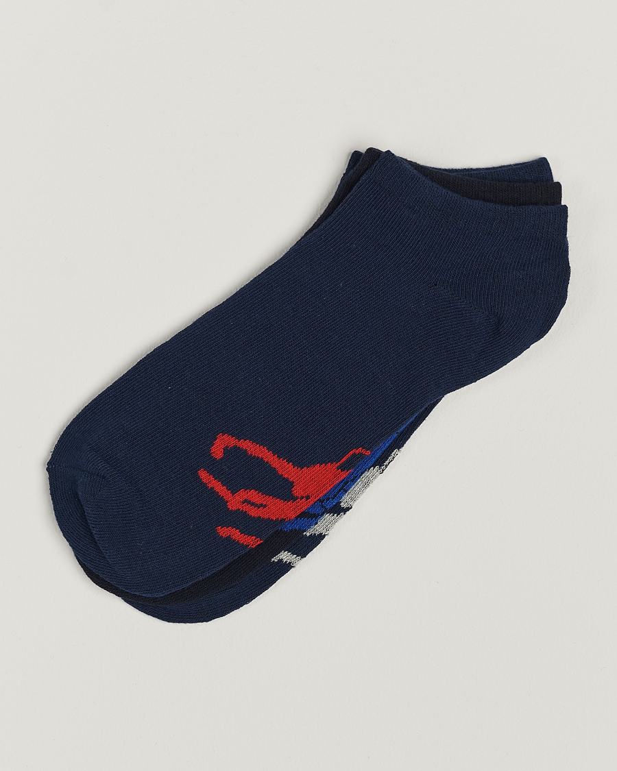 Homme | Sous-Vêtements Et Chaussettes | Polo Ralph Lauren | 3-Pack Sneaker Sock Navy Multi