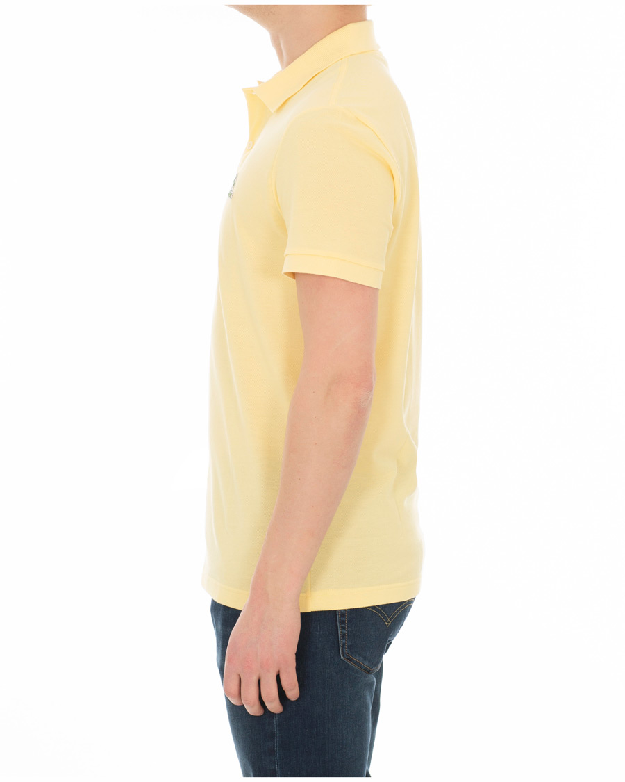 Homme | Polos | Lacoste | Palm Crocodile Poloshirt Regular Fit Yellow
