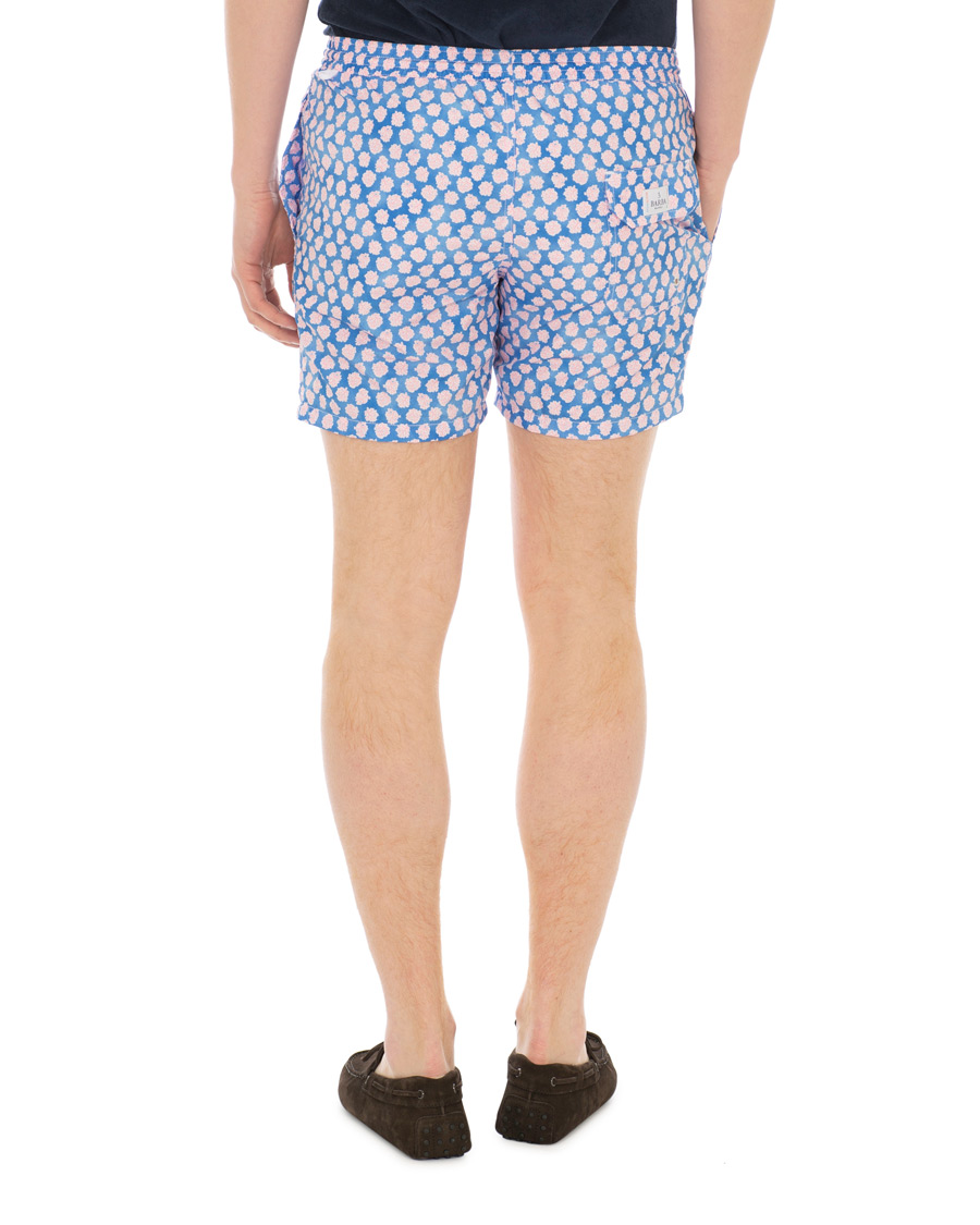 Homme | Maillots De Bain | Barba Napoli | Coral Print Swim Shorts Medium Blue