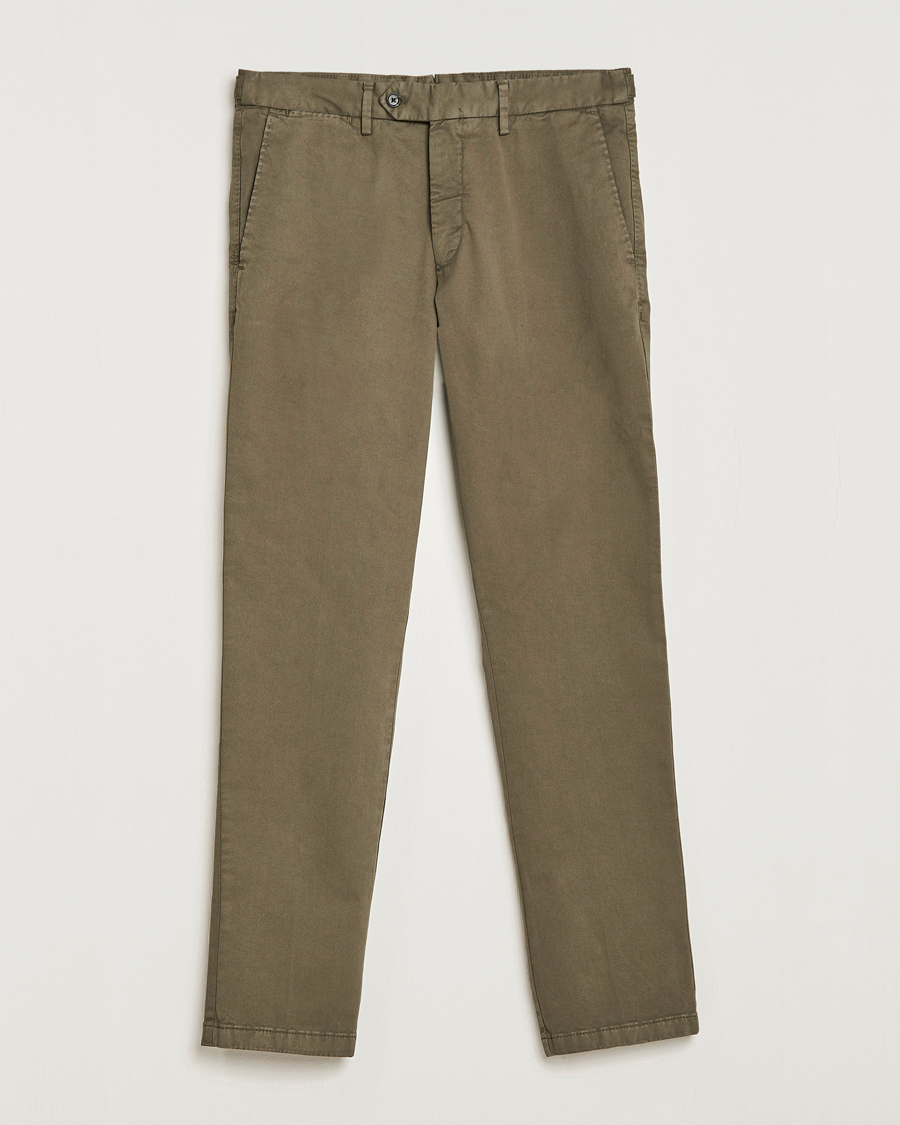 Homme | Pantalons | Oscar Jacobson | Danwick Side Adjusters Chino Olive