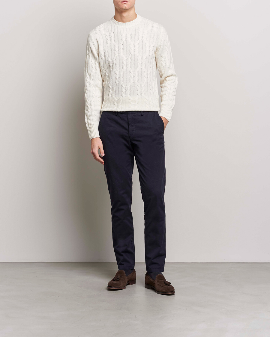 Homme | Pantalons | Oscar Jacobson | Danwick Side Adjusters Chino Navy