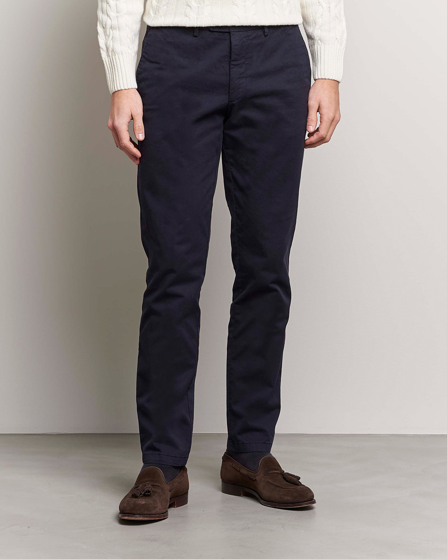 Homme | Pantalons | Oscar Jacobson | Danwick Side Adjusters Chino Navy