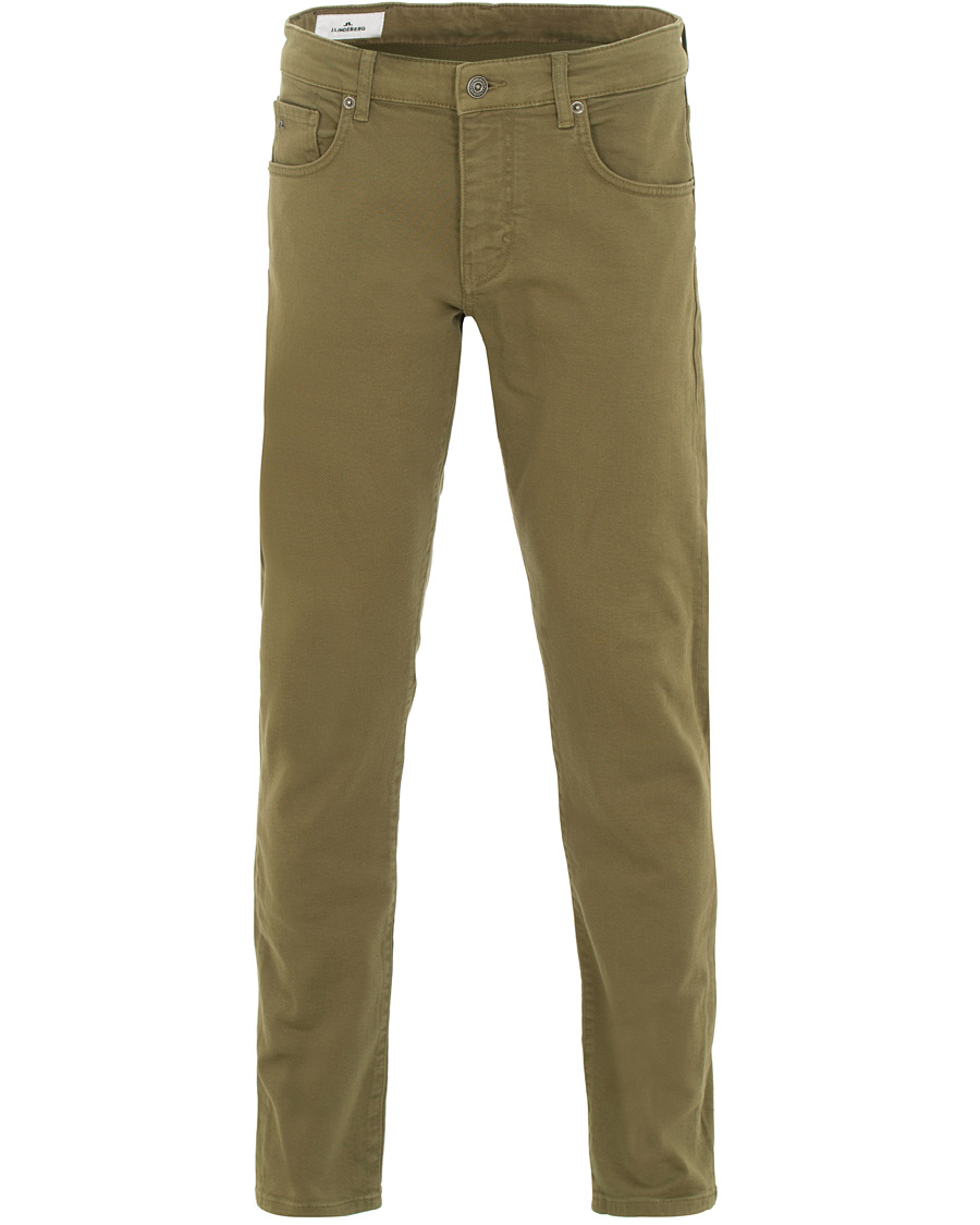 Homme | Pantalons | J.Lindeberg | Jay Solid Stretch 5-Pocket Pants Ivy Green