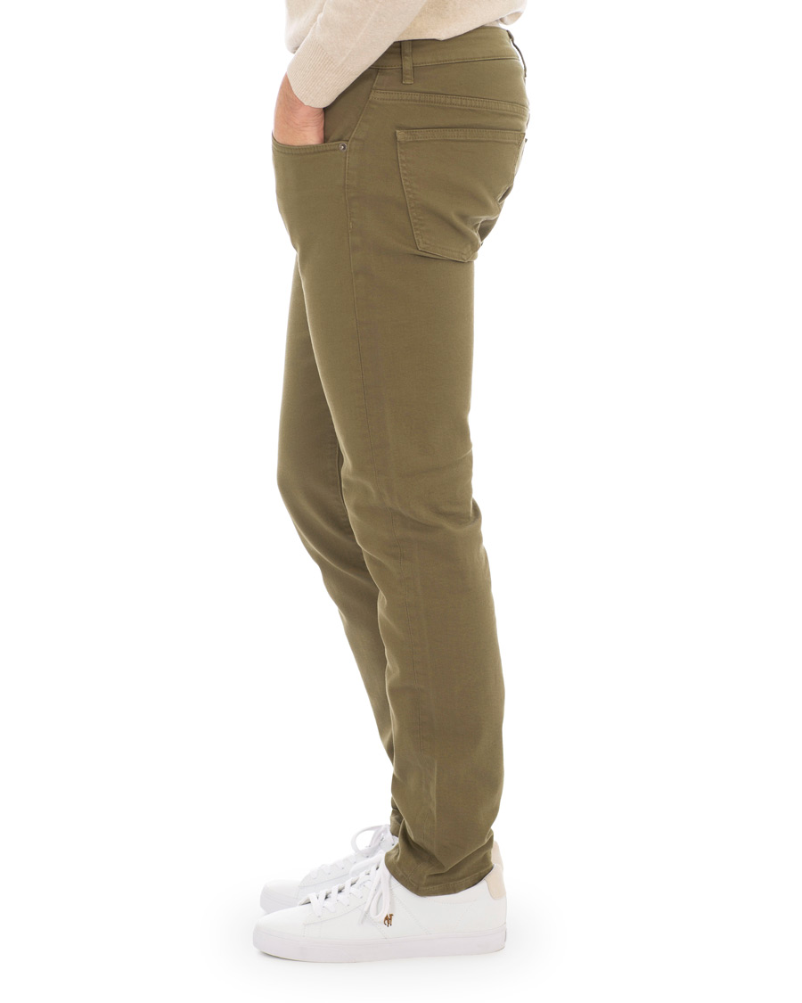 Homme | Pantalons | J.Lindeberg | Jay Solid Stretch 5-Pocket Pants Ivy Green