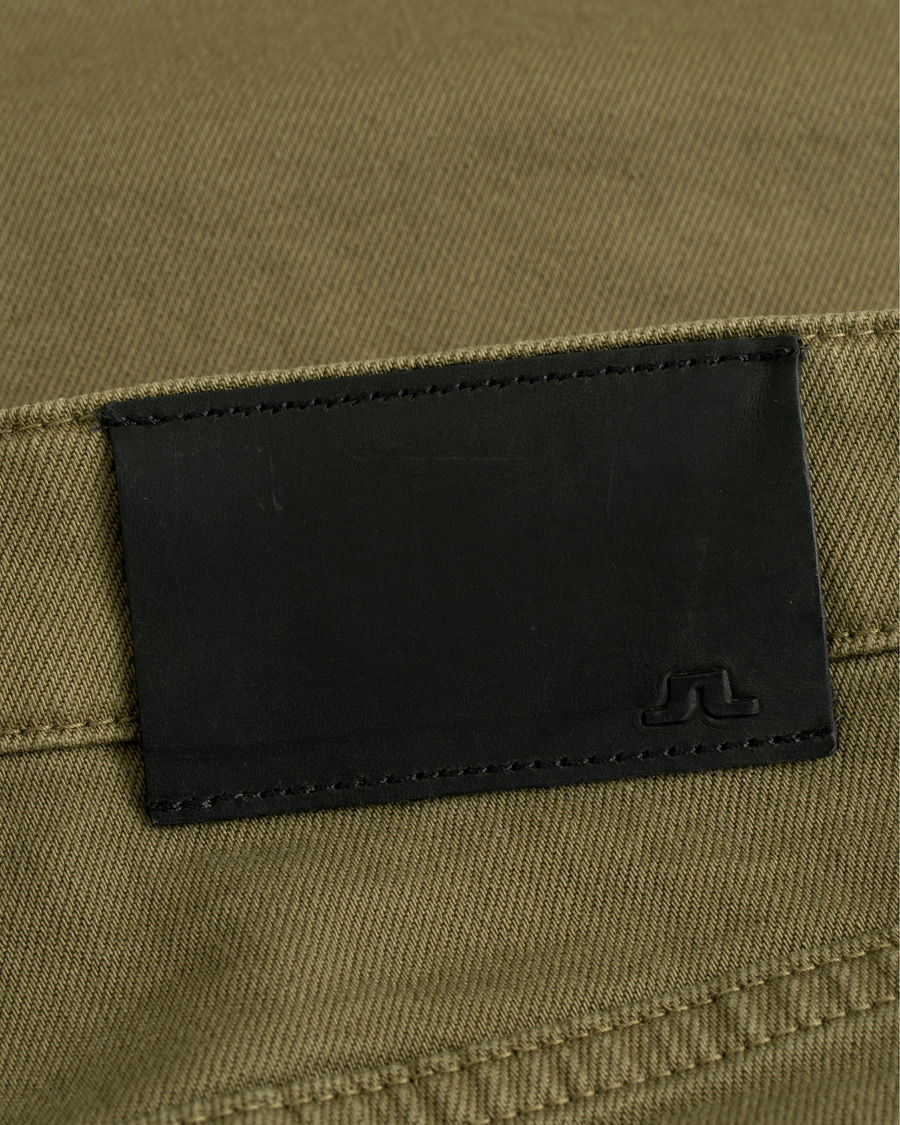 Homme | Pantalons | J.Lindeberg | Jay Solid Stretch 5-Pocket Pants Ivy Green