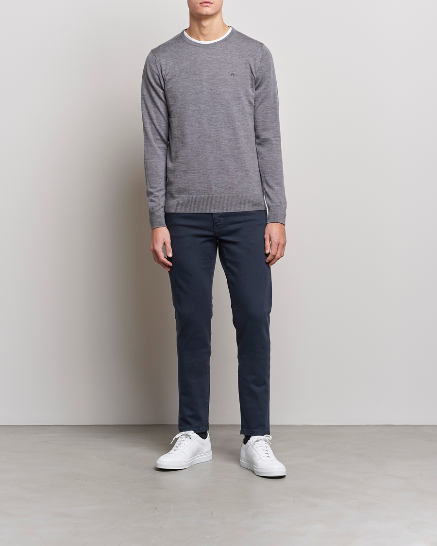 Homme | Pantalons | J.Lindeberg | Jay Solid Stretch 5-Pocket Pants Navy