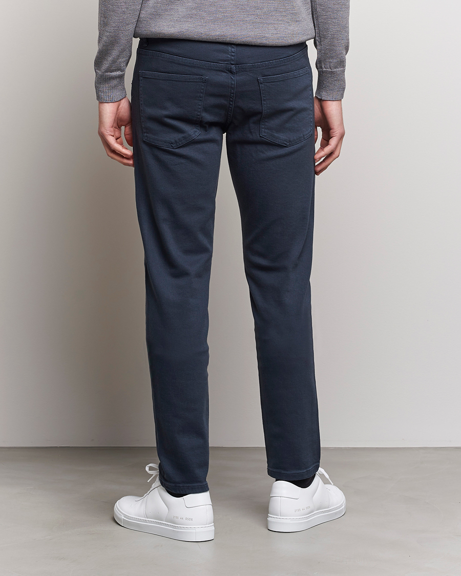 Homme | Pantalons | J.Lindeberg | Jay Solid Stretch 5-Pocket Pants Navy