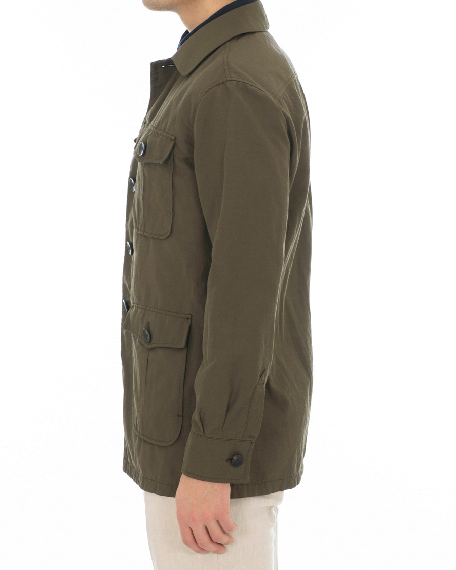 Homme | Manteaux Et Vestes | Caruso | Kruger Field Jacket Military Green