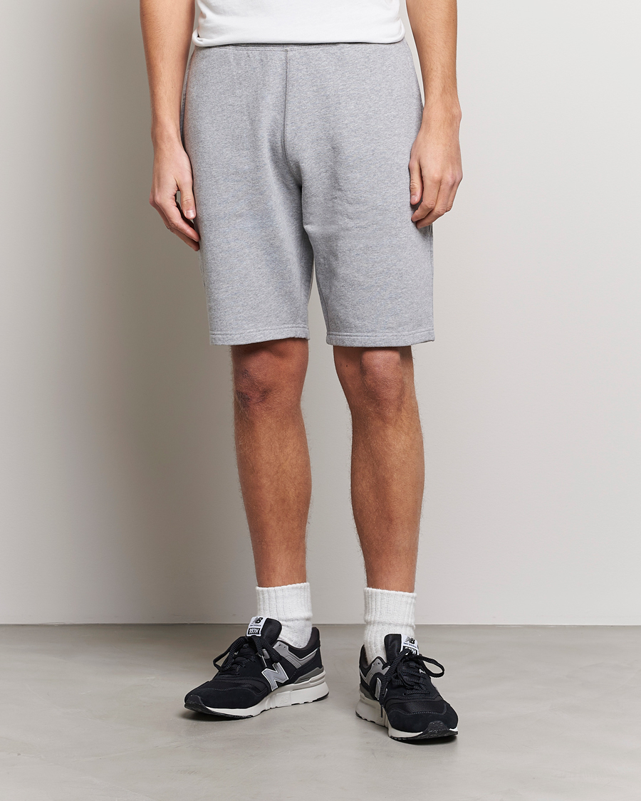Homme | Shorts | Sunspel | Loopback Shorts Grey Melange