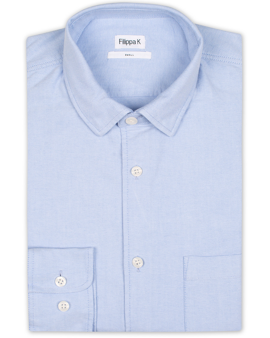 Homme | Chemises | Filippa K | Tim Oxford Shirt Light Blue