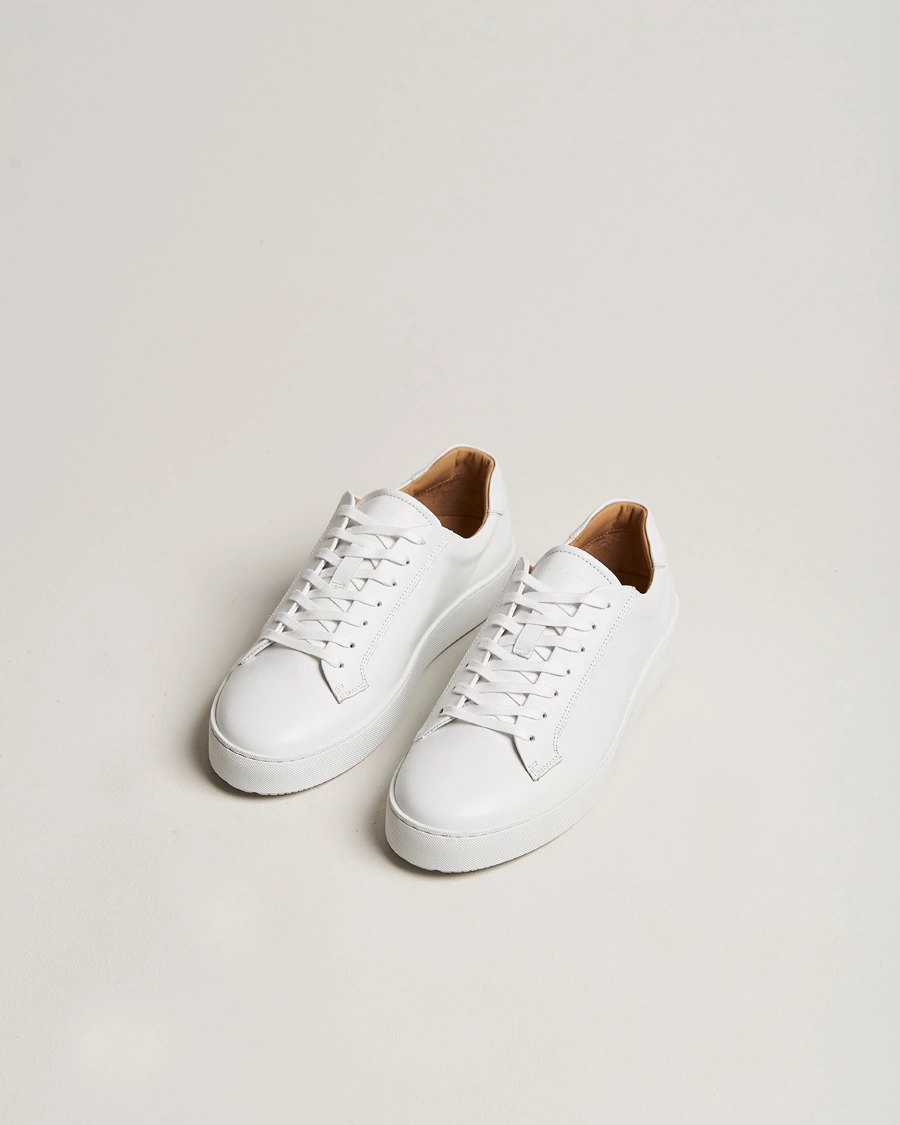 Homme | Baskets Blanches | Tiger of Sweden | Salas Leather Sneaker White