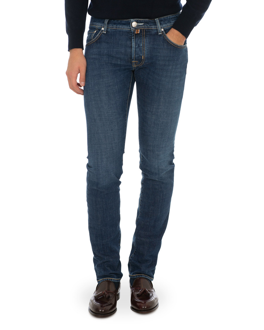 Homme | Jeans | Jacob Cohën | 622 Slim Fit Jeans Mid Blue 