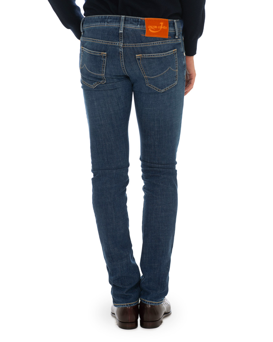 Homme | Jeans | Jacob Cohën | 622 Slim Fit Jeans Mid Blue 