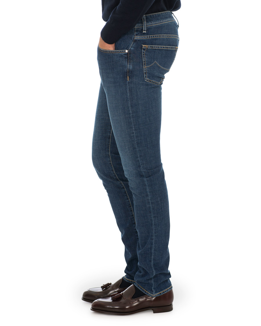 Homme | Jeans | Jacob Cohën | 622 Slim Fit Jeans Mid Blue 