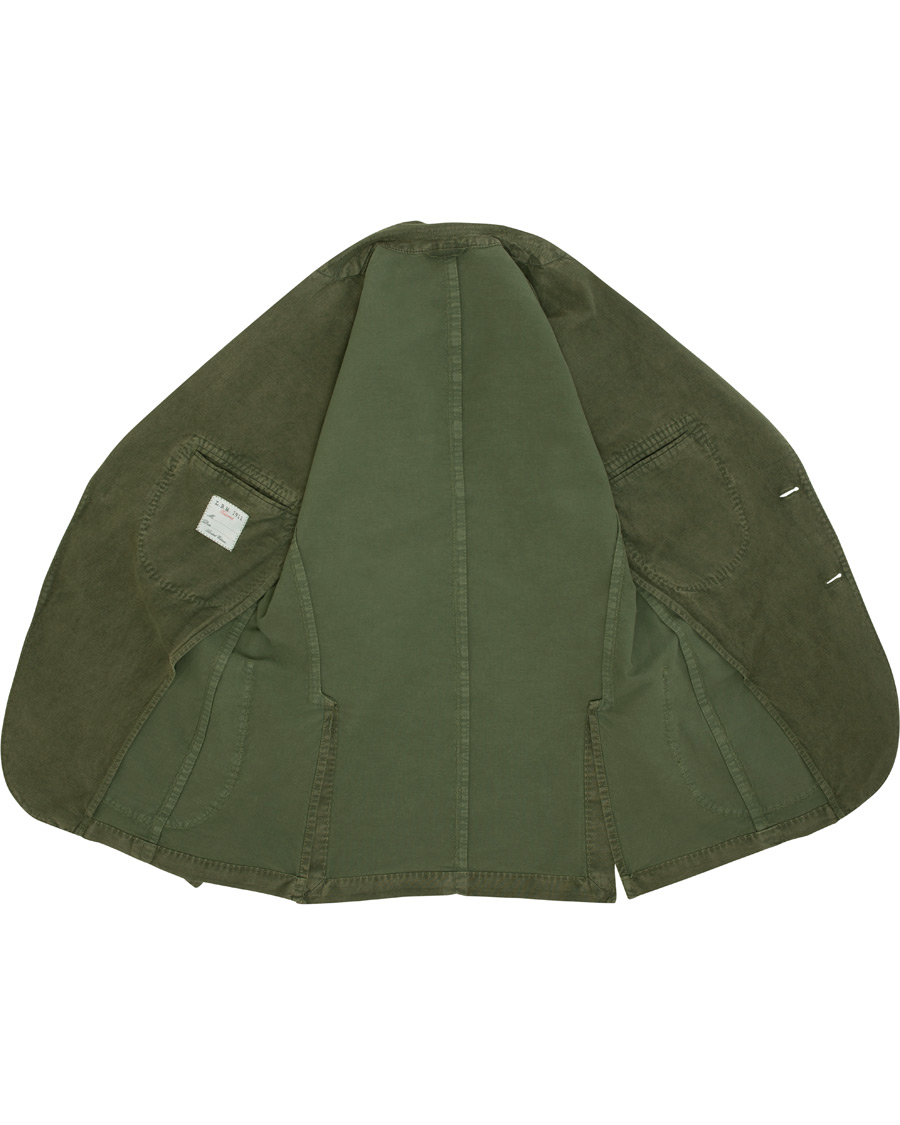 Homme | Blazers | L.B.M. 1911 | Jack Regular Fit Linen Blazer Military Green