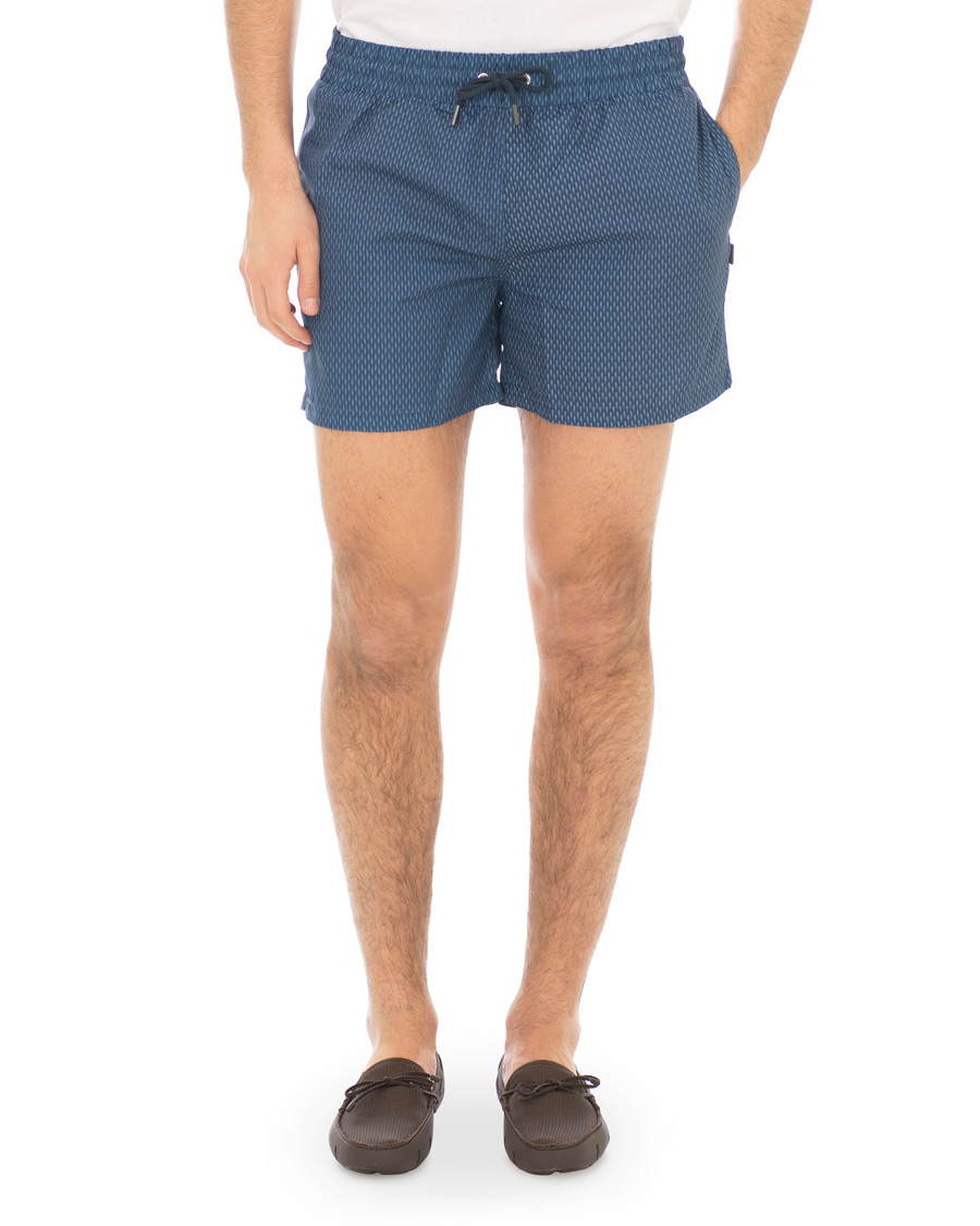 Homme | Maillots De Bain | Swims | Breeze Short Printed Swim Shorts Navy Grid