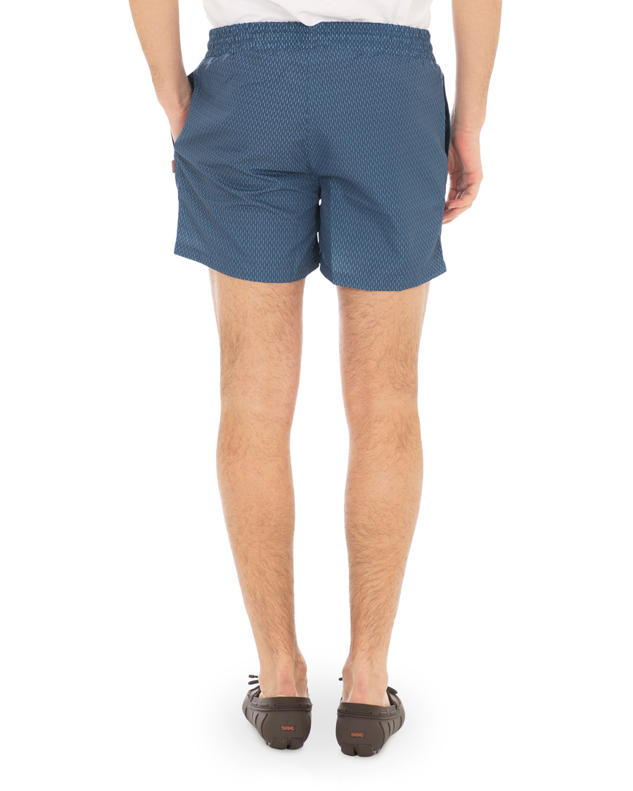 Homme | Maillots De Bain | Swims | Breeze Short Printed Swim Shorts Navy Grid