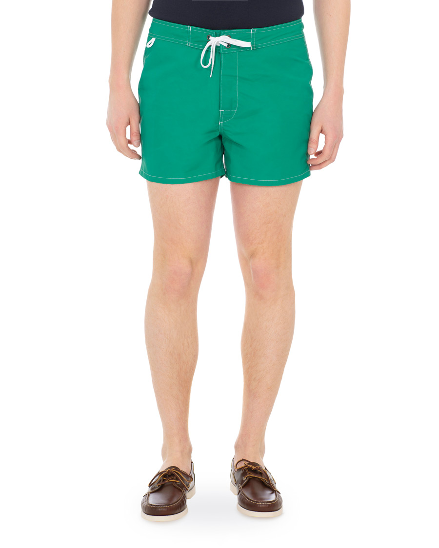 Homme | Maillots De Bain | Sundek | Rainbow Mid Length Swim Shorts  Emerald Green